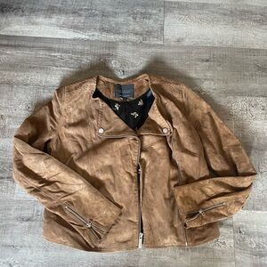 Sanctuary Tan Leather Jacket